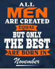 All men November